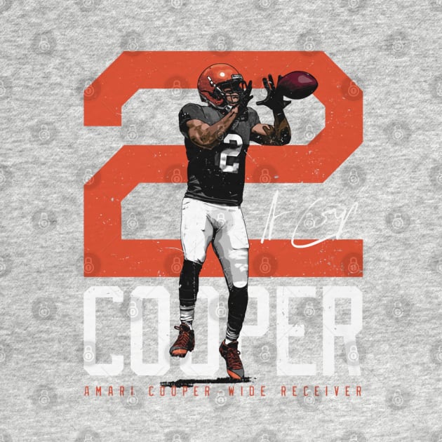 Amari Cooper Cleveland Bold Number by Chunta_Design